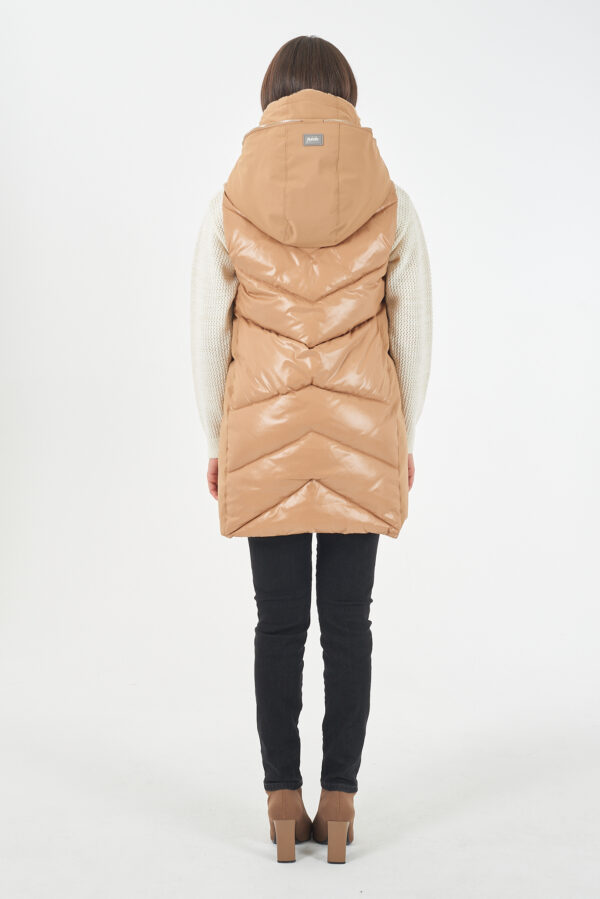 SMANICATO DONNA TRAPUNTATO CON FINTO GILET - immagine 4