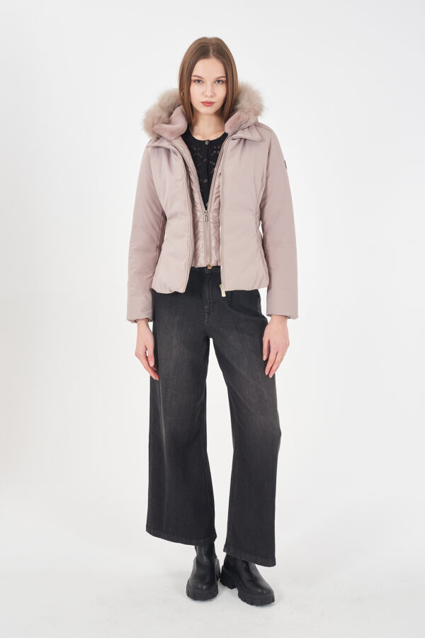 GIUBBINO DONNA IN SOFTSHELL CON CAPPUCCIO - immagine 3