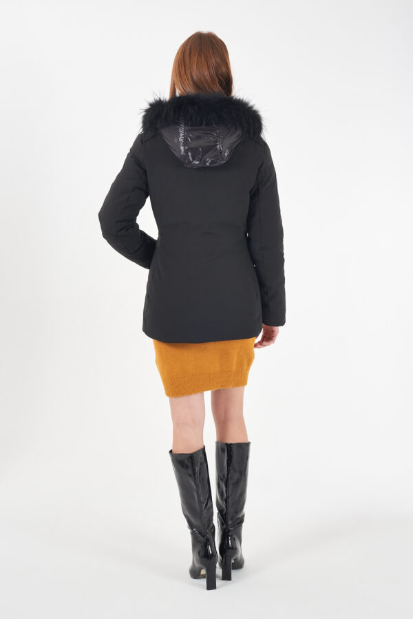 CAPPOTTO DONNA IN SOFTSHELL CON CAPPUCCIO - immagine 4