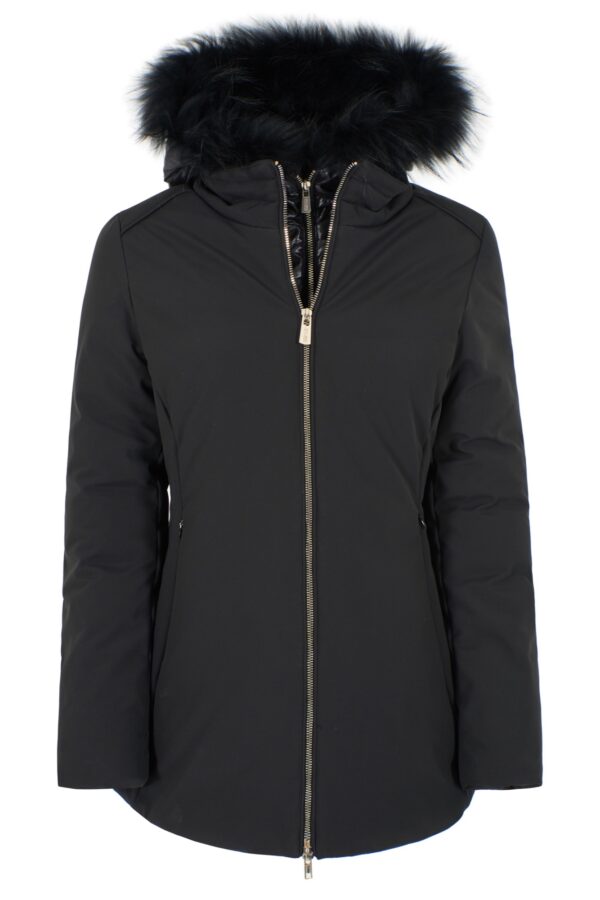 CAPPOTTO DONNA IN SOFTSHELL CON CAPPUCCIO - immagine 5