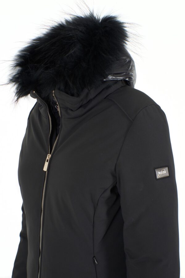 CAPPOTTO DONNA IN SOFTSHELL CON CAPPUCCIO - immagine 7