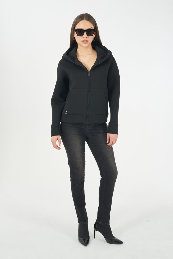 GIUBBINO/FELPA DONNA CON CAPPUCCIO IN NEOPRENE - immagine 3