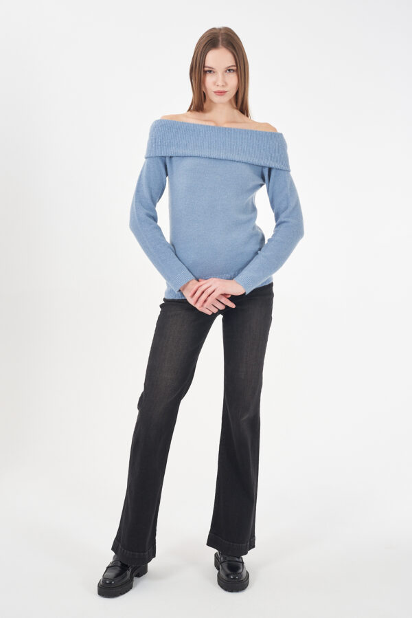 MAGLIA DONNA COLLO AD ANELLO - immagine 3