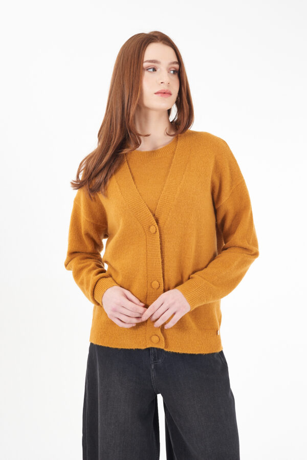 MAGLIA DONNA CARDIGAN, RELAXED FIT