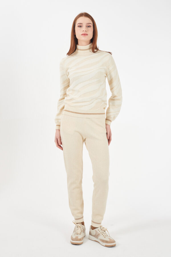 PANTALONE DONNA IN MAGLIA - immagine 3