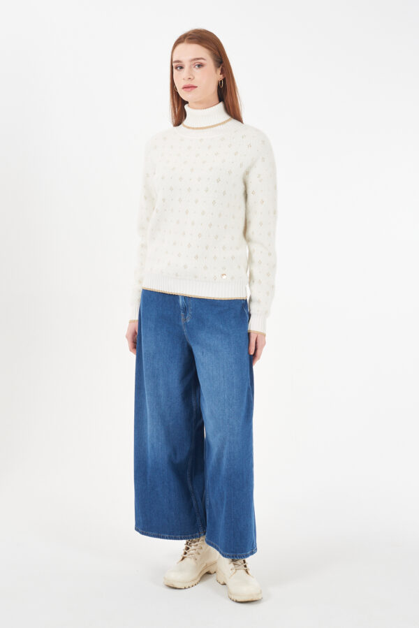 MAGLIA DONNA DOLCEVITA, EFFETTO MOHAIR - immagine 3