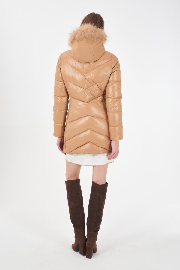 MAGLIA DONNA IN MAGLIA,GIROCOLLO EFFETTO MOHAIR - immagine 4