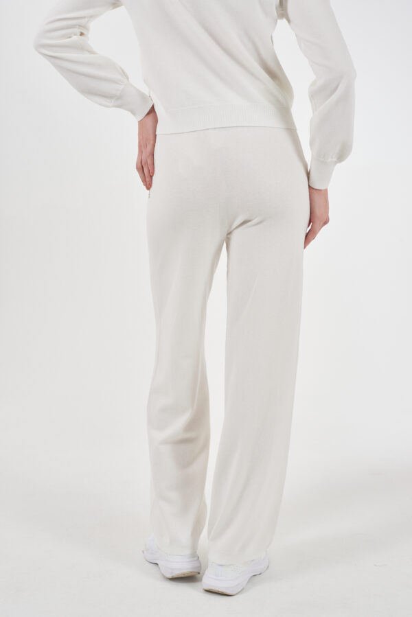 PANTALONE DONNA A PALAZZO IN MAGLIA - immagine 2