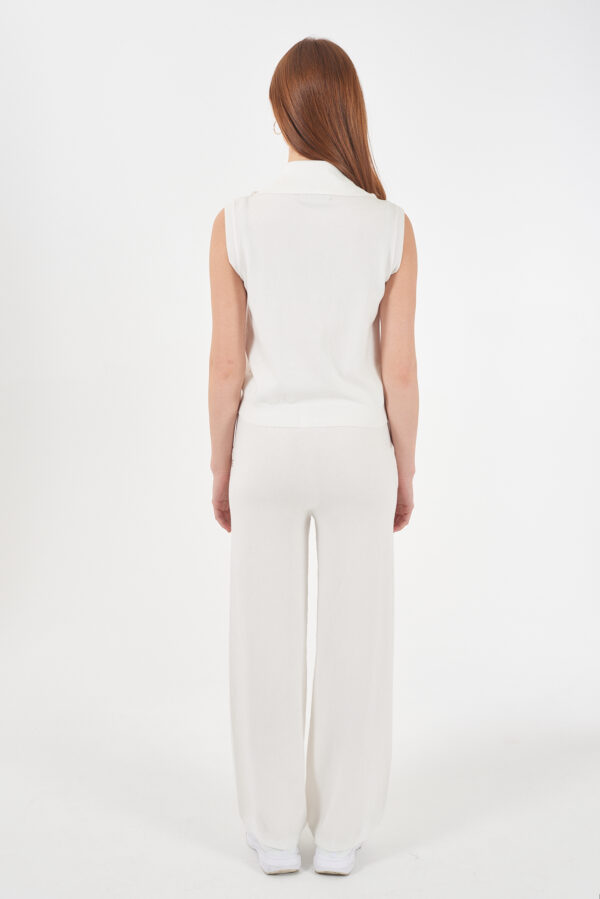 MAGLIA DONNA SMANICATA, LUPETTO CON ZIP - immagine 4