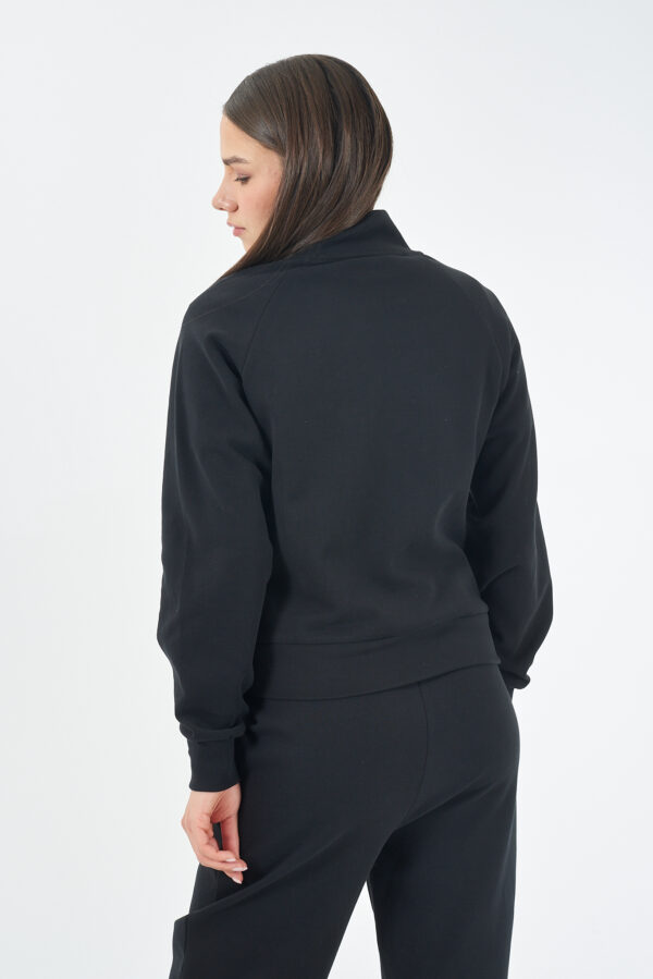 FELPA DONNA FULLZIP IN PUNTO MILANO - immagine 2