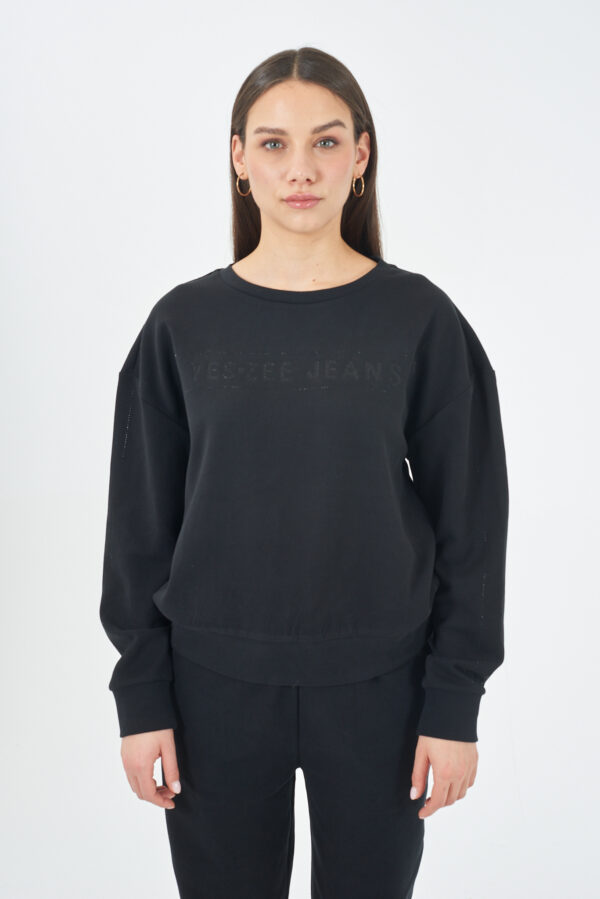 FELPA DONNA FULLZIP IN PUNTO MILANO, CAPPUCCIO