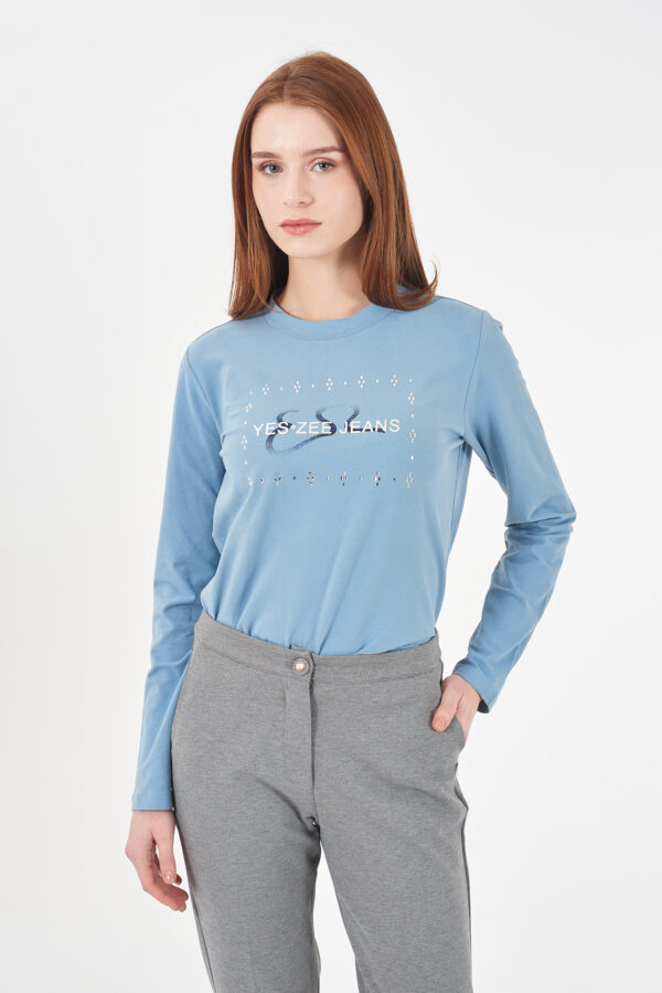T-SHIRT DONNA GIROCOLLO, DRITTA, M/L