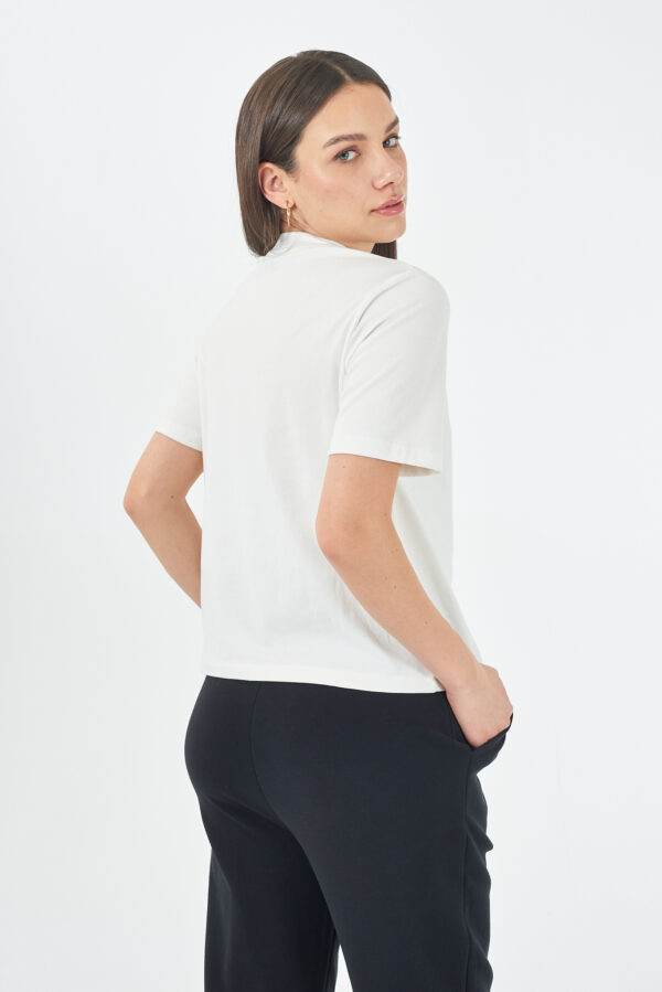 T-SHIRT DONNA GIROCOLLO, M/C - immagine 2