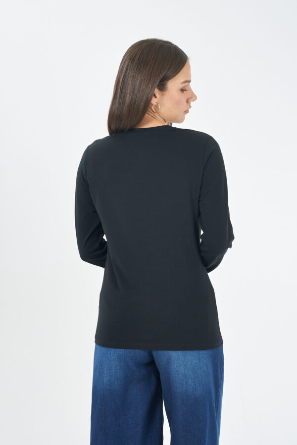 T-SHIRT DONNA GIROCOLLO, M/L - immagine 2