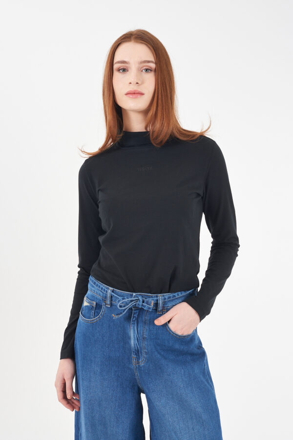 T-SHIRT DONNA COLLO ALTO, M/L