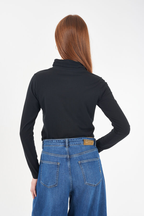 T-SHIRT DONNA COLLO ALTO, M/L - immagine 2