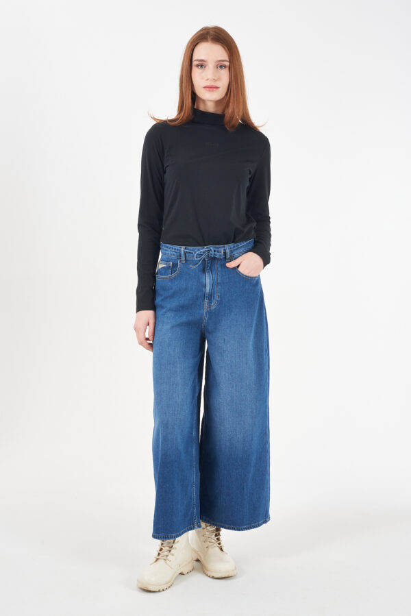 T-SHIRT DONNA COLLO ALTO, M/L - immagine 3