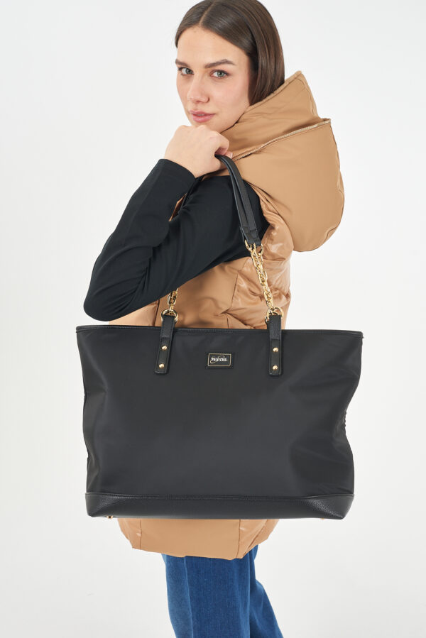 BORSA SHOPPER IN TESSUTO TECNICO