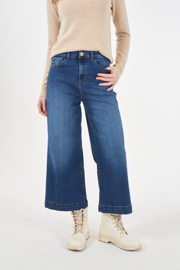 JEANS DONNA TIPO 5 TASCHE WIDE LEG