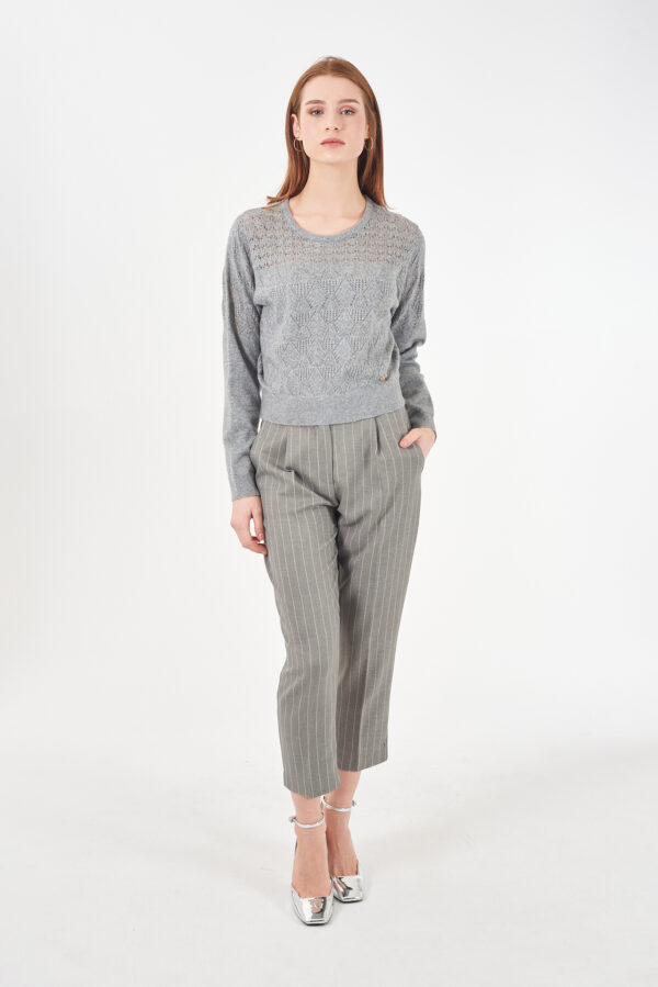 MAGLIA DONNA PIPISTRELLO CROPPED - immagine 3