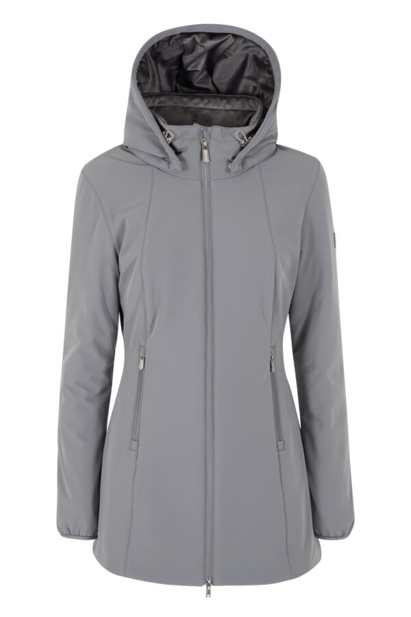 CAPPOTTO DONNA CON CAPPUCCIO, TRAPUNTATURA INTERNA - immagine 5