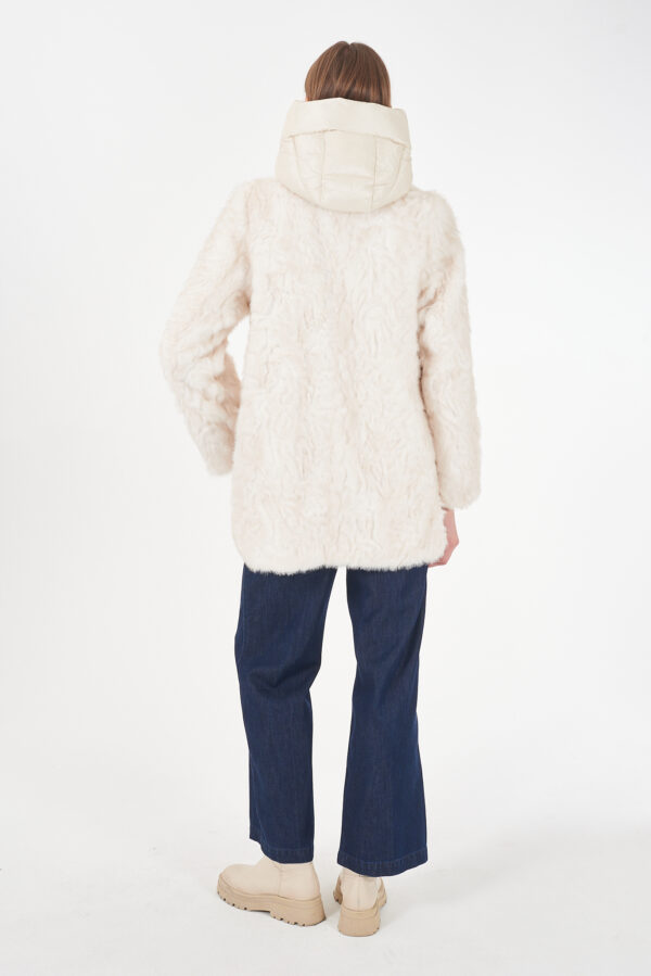 CAPPOTTO DONNA CON FINTO GILET STACCABILE - immagine 4
