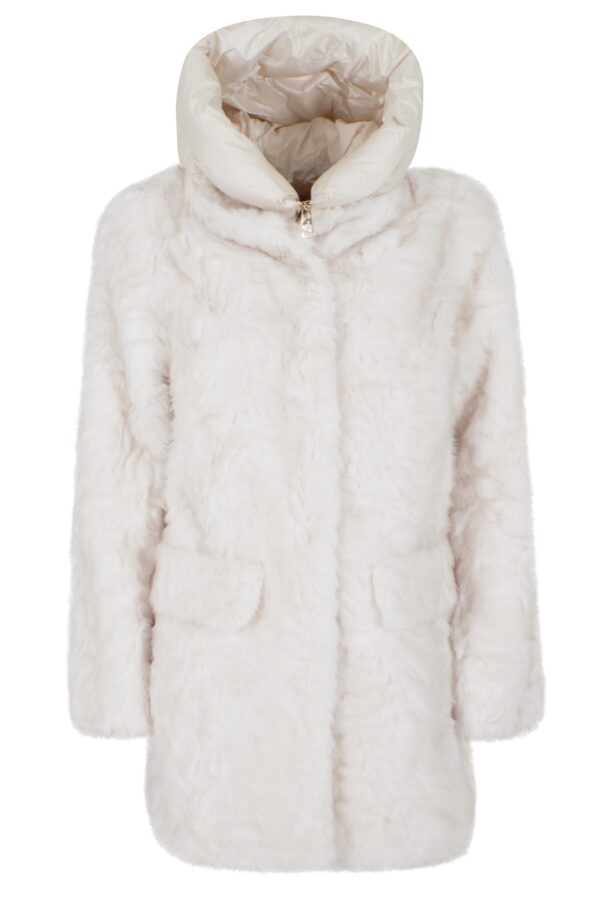 CAPPOTTO DONNA CON FINTO GILET STACCABILE - immagine 5