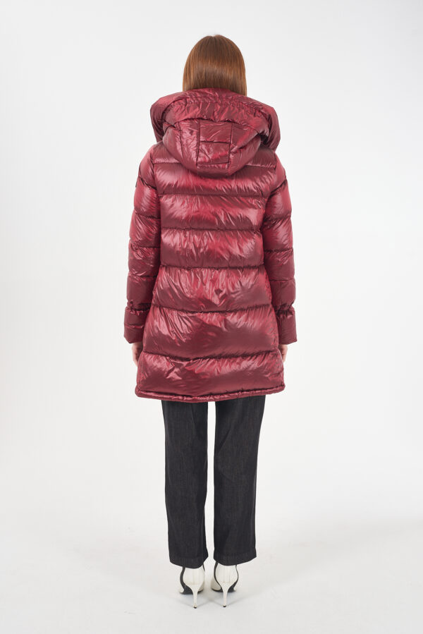 CAPPOTTO DONNA TRAPUNTATO, CAPPUCCIO AD ANELLO - immagine 5