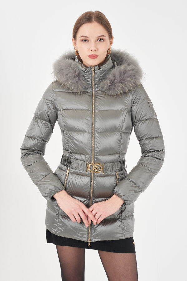 CAPPOTTO DONNA TRAPUNTATO CON CAPPUCCIO
