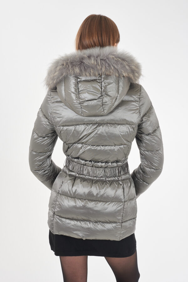 CAPPOTTO DONNA TRAPUNTATO CON CAPPUCCIO - immagine 2