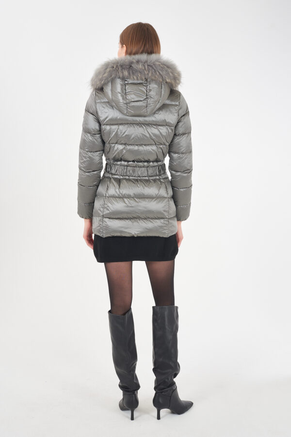 CAPPOTTO DONNA TRAPUNTATO CON CAPPUCCIO - immagine 4