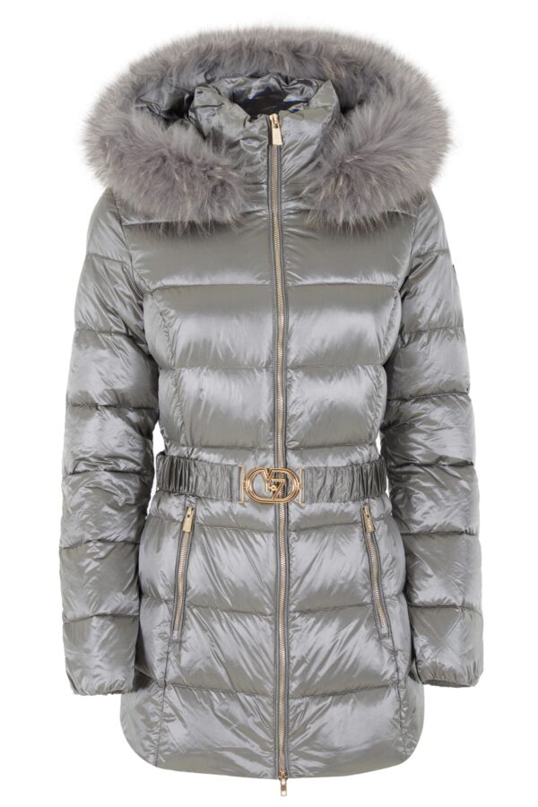 CAPPOTTO DONNA TRAPUNTATO CON CAPPUCCIO - immagine 5
