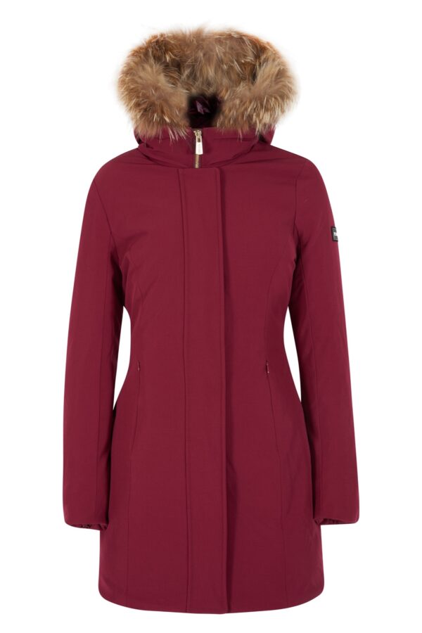 CAPPOTTO DONNA TIPO PARKA, CAPPUCCIO CON PELO - immagine 5