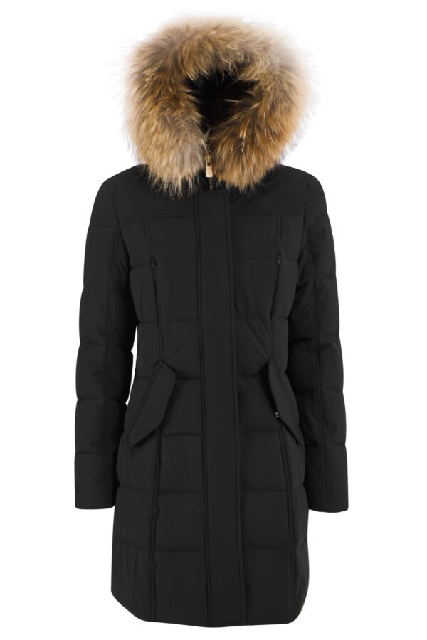CAPPOTTO DONNA TRAPUNTATO CON CAPPUCCIO - immagine 5