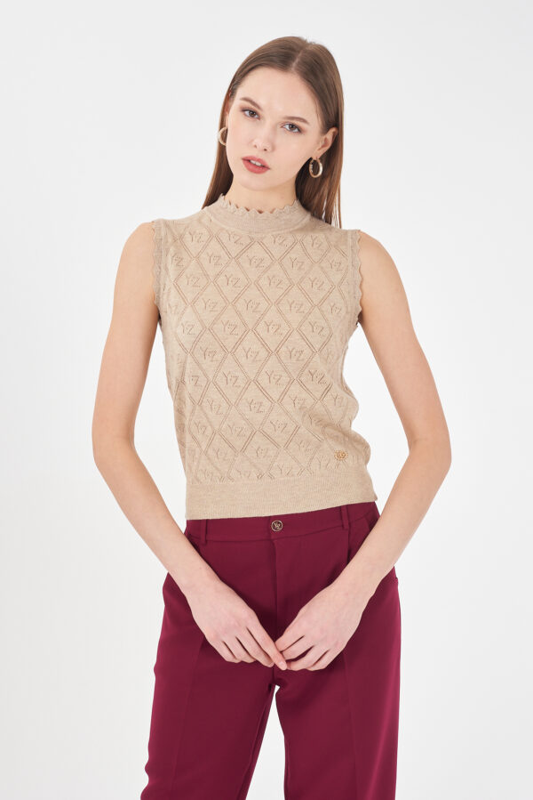 MAGLIA DONNA SMANICATO LUPETTO