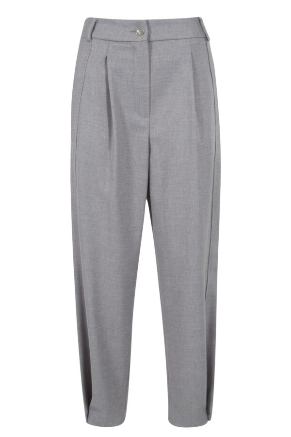 PANTALONE DONNA CON MOTIVO BOTTONI AL FONDO - immagine 5