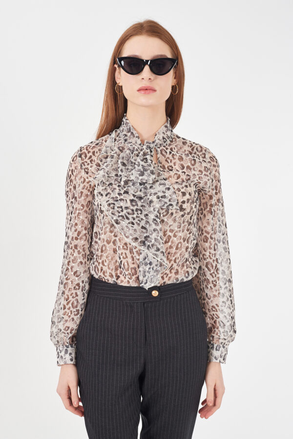 CASACCA DONNA M/L CON FIOCCO COLLO E ROUCHES
