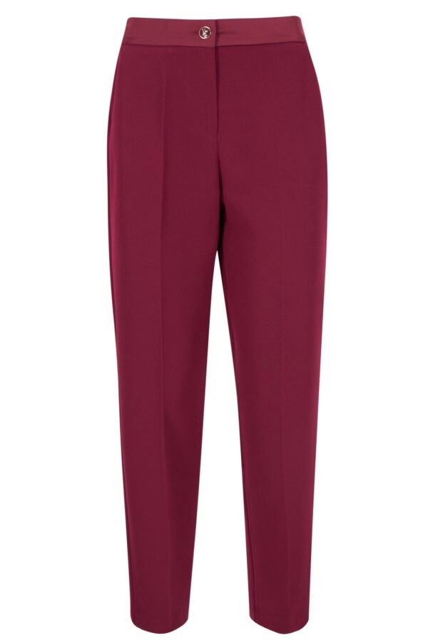 PANTALONE DONNA CHINOS, CINTURA IN POLY/SATIN - immagine 5