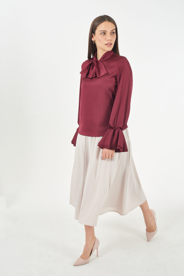 CASACCA DONNA CON FIOCCO COLLO - immagine 3
