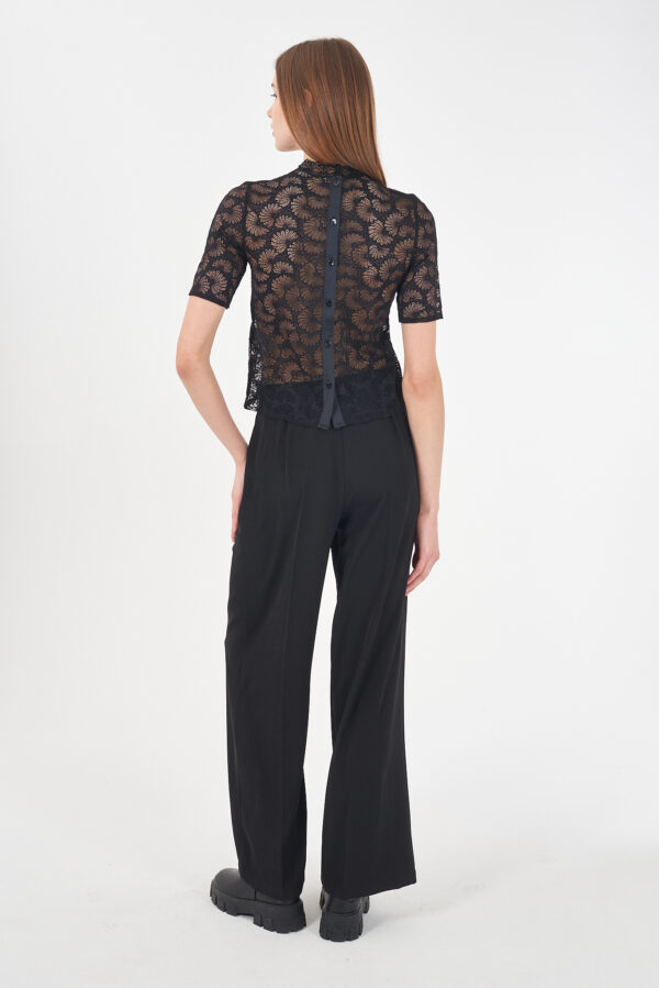 CAMICIA DONNA IN PIZZO CON ALLACCIATURA DIETRO - immagine 4
