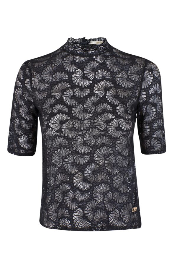 CAMICIA DONNA IN PIZZO CON ALLACCIATURA DIETRO - immagine 5