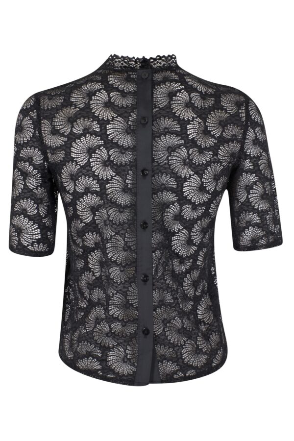CAMICIA DONNA IN PIZZO CON ALLACCIATURA DIETRO - immagine 6
