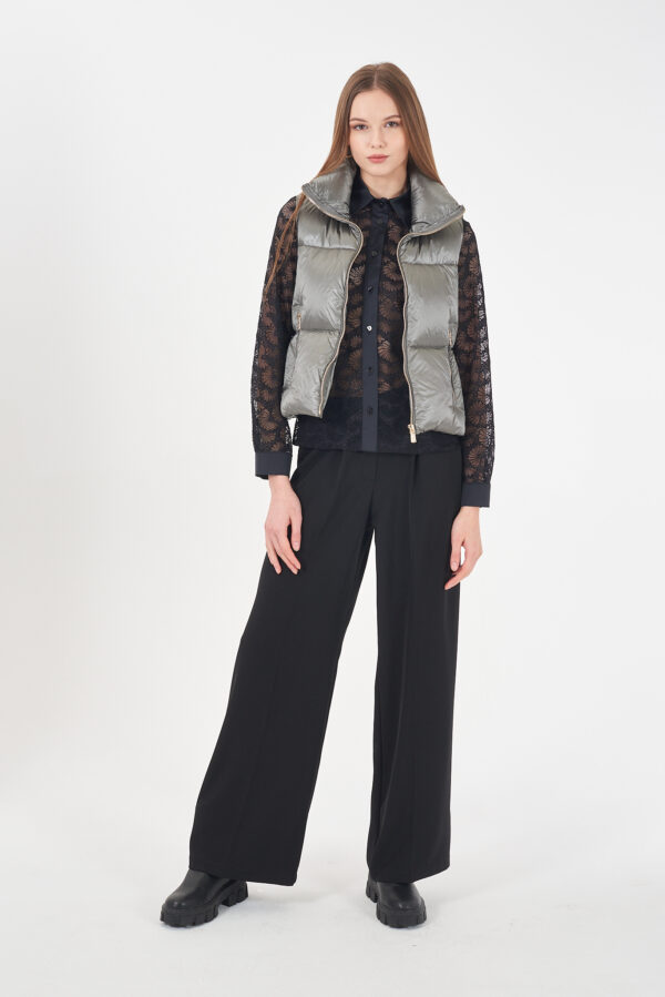 PANTALONE DONNA CHINOS CON PIENCES - immagine 3