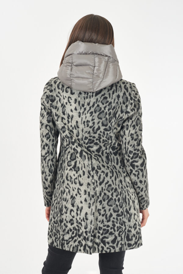 CAPPOTTO DONNA CON FINTO GILET STACCABILE - immagine 2