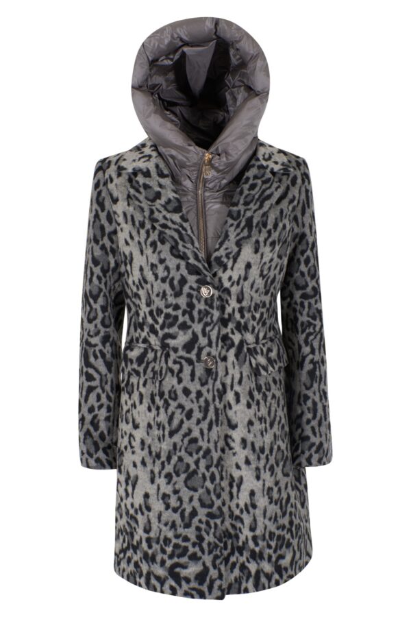 CAPPOTTO DONNA CON FINTO GILET STACCABILE - immagine 6