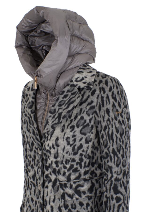 CAPPOTTO DONNA CON FINTO GILET STACCABILE - immagine 8
