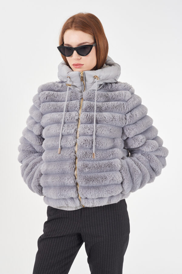 GIUBBINO DONNA TIPO BOMBER, REVERSIBILE