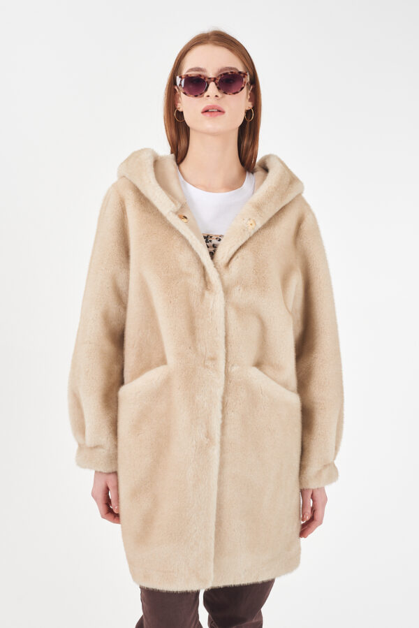 CAPPOTTO DONNA CON CAPPUCCIO