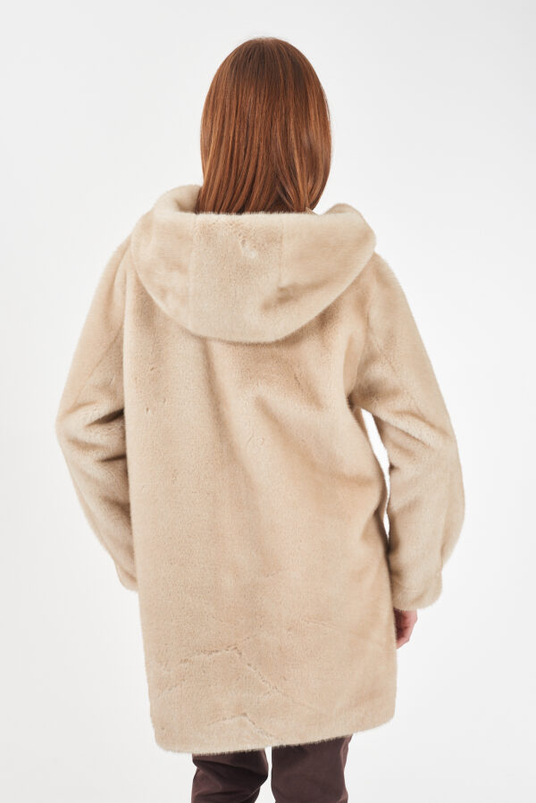 CAPPOTTO DONNA CON CAPPUCCIO - immagine 2