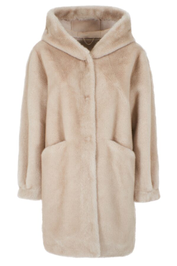 CAPPOTTO DONNA CON CAPPUCCIO - immagine 5
